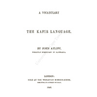 A Vocabulary of the [K-word] Language