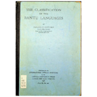 The classification of the Bantu languages