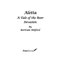 Aletta: A Tale of the Boer Invasion