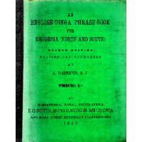 English - Tonga phrase book for Rhodesia