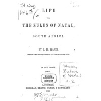 Life with the Zulus of Natal, South Africa