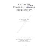 A Concise English-[K-word] Dictionary