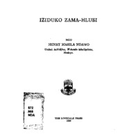 Iziduko Zama-Hlubi