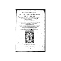 Primo Volume e Terza
Editione Delle Navigationi et
Viaggi
