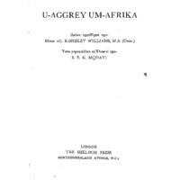 U-Aggrey um-Afrika