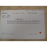 MAA catalogue card, E 1905.512