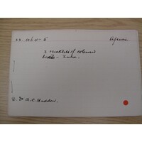 MAA catalogue card  E 1922.1064 (1)