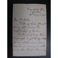 Letter James Stuart to Haddon