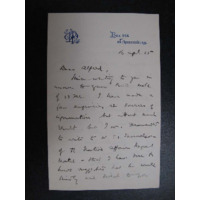 Letter D. R. Haddon to A. C. Haddon