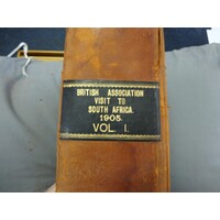 File cover 'British Association visit to South Africa Vol. 1'