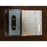 Bulawako Ginindza, audio tape cassette and case label