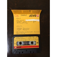 Mahloba Gumede, audio tape cassette and case label (side A)