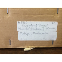 Khumalo, collection box label