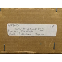 Nhlabatsi, collection box label