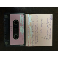 Cetwayo Mndzebele, audio tape cassette and case label (side B)