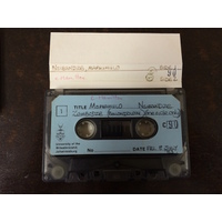 Maphumulo Nsibandze, audio cassette tape and case label