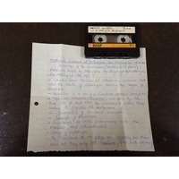 Makhwili Simelane, audio cassette tape and case label (view 2)