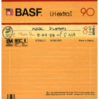 Isaac Dlamini, audio cassette tape case label