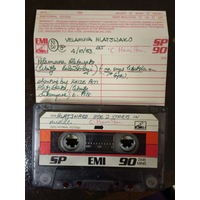 Velamuva Hlatshwayo, audio cassette tape and case label
