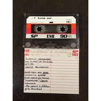 Hluphekile Hlophe, audio cassette tape and case label