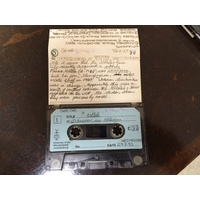 Simbimba Ndlela, audio cassette tape and case label (side 1)