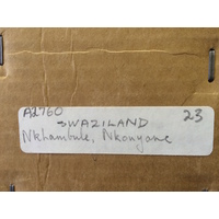 Nkhambule, Nkonyane, collection box label