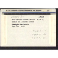 Mhawukelwa Sam Mkhonta envelope with microfiche
