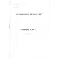 Business Development Proposal for kwaBulawayo