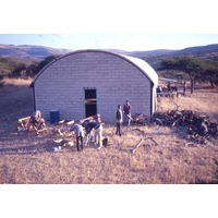 Slide of the setting up of the Field School camp