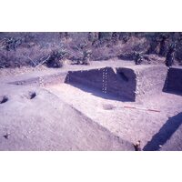 Slide of midden excavation