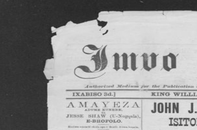 The Imvo Zabantsundu Archive